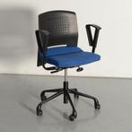 Martin Stoll bureaustoel, blauw, 1D armleggers, Gebruikt, Ophalen of Verzenden
