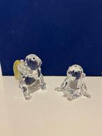 Swarovski - Figuur - Gorilla en chimpansee (2) - Kristal