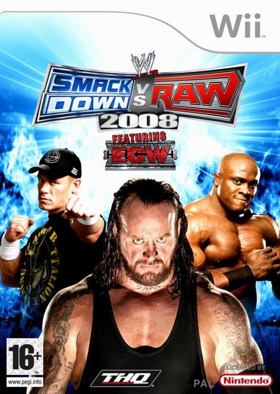WWE SmackDown vs. Raw 2008-Standaard (Wii) Gebruikt, Games en Spelcomputers, Games | Nintendo Wii, Ophalen of Verzenden