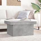 vidaXL Table basse gris béton 100x55x40 cm bois, Verzenden