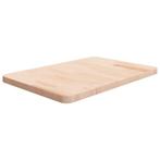 vidaXL Wastafelblad 60x40x2,5 cm onbehandeld massief, Huis en Inrichting, Keuken | Keukenelementen, Verzenden, Nieuw