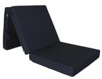 Opvouwbaar matras - waterdicht - 195x65x10 cm - donkergrijs, Huis en Inrichting, Slaapkamer | Matrassen en Bedbodems, Ophalen of Verzenden