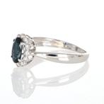 Zonder Minimumprijs - Ring - 18 karaat Witgoud Saffier -, Nieuw