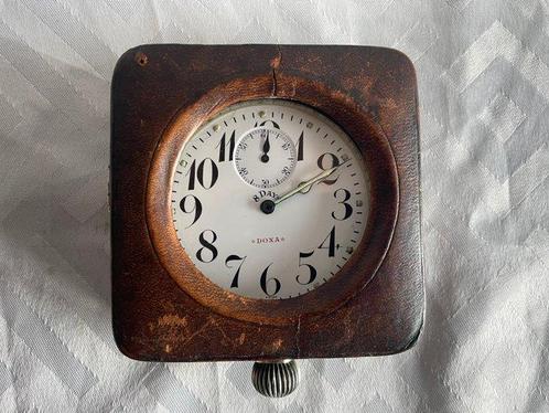 8 dagen - Doxa -   Staal - 1920-1930, Antiek en Kunst, Antiek | Klokken