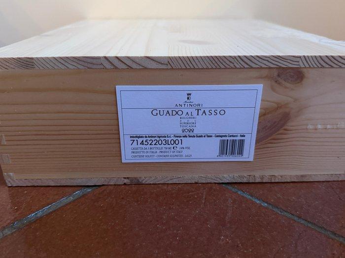 2022 Guado al Tasso - Bolgheri Superiore - 3 Flessen (0.75, Verzamelen, Wijnen