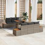 vidaXL Tuin Eettafel Set 7 pcs Grijs en Bruin 100 x 55 x 73, Verzenden, Nieuw
