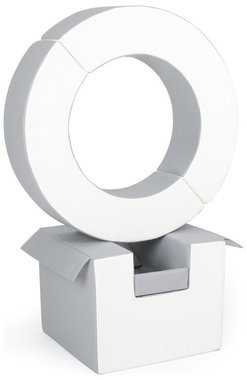 Foam blokken - hoepel - Ø 78 cm - 3 delig - grijs, Kinderen en Baby's, Speelgoed | Educatief en Creatief, Nieuw, Ophalen of Verzenden
