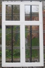 afrormosia houten raam , chassis , venster  138 x 220, Nieuw, Raamkozijn, 150 tot 225 cm, Ophalen of Verzenden