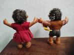 Steiff - Figure - Mecki & Micki (2) - Caoutchouc et tissu