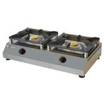 Réchaud de table gaz, 2 feux vifs 5 kW - D-WR-RTD/2G, Verzenden, Nieuw in verpakking