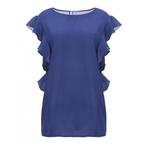 Pinko • blauwe zijden top Coronet • 34 (IT40), Kleding | Dames, Pinko, Maat 42/44 (L), Nieuw, Verzenden