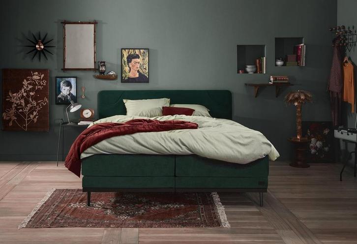 Boxspring Lifestyle by vtwonen Basil | Swiss Sense, Maison & Meubles, Chambre à coucher | Lits boxsprings, Envoi