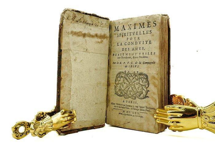 R. P. F. G. - Maximes spirituelles pour la conduite des âmes, Antiek en Kunst, Antiek | Boeken en Manuscripten