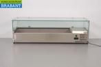 RVS HCB Opzetvitrine Opzet koelvitrine saladière 6 x 1/3 140, Ophalen of Verzenden, Nieuw in verpakking