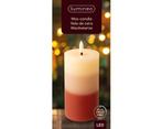 Actie lumineo led kaars wax steady kan binnen, met timer,, Nieuw
