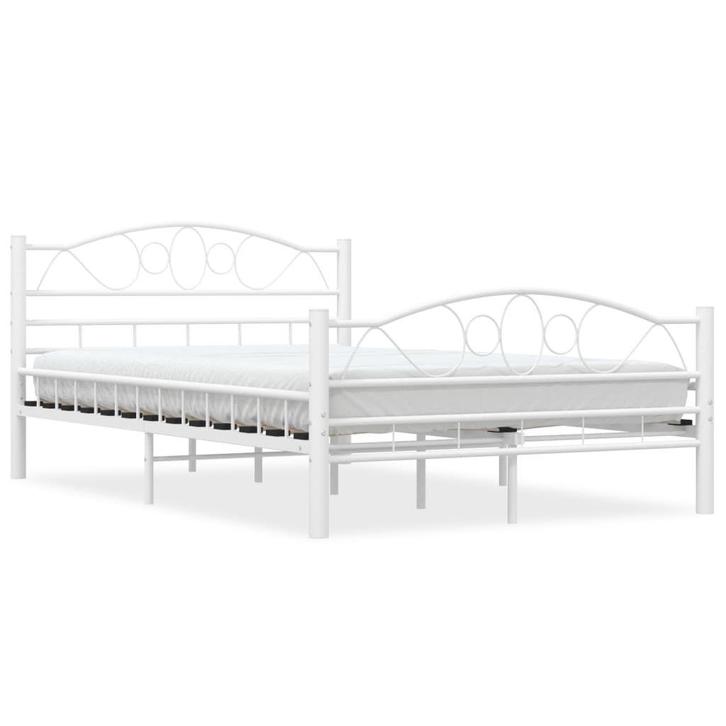 Bedframe Metaal Wit 120x200 - Kwaliteit voor Weinig! | OP=OP, Huis en Inrichting, Slaapkamer | Bedden, 120 cm, 200 cm, Wit, Nieuw
