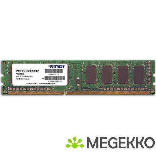 Patriot Memory 8GB PC3-10600 - [PSD38G13332], Computers en Software, Overige Computers en Software, Nieuw, Verzenden