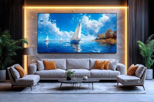 Iconica - Breeze on the Horizon · XXL, Antiquités & Art, Art | Peinture | Moderne