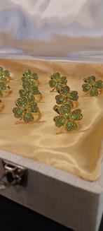 Servetring (12) - Klavertjevier - Metaal