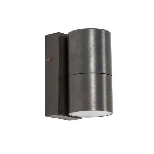 Wandverlichting modern Focus muurspot brons buitenverlichtin, Tuin en Terras, Buitenverlichting, Verzenden