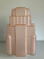 Plafondlamp - Glas - Art Deco Lampenkap, roze, Antiek en Kunst