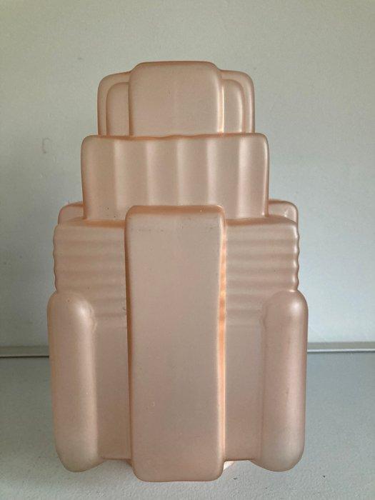 Plafondlamp - Glas - Art Deco Lampenkap, roze, Antiek en Kunst, Curiosa en Brocante