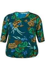 Shirt LOMMER Zhenzi bloemprint maat 50/52, Kleding | Dames, Nieuw, Verzenden
