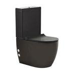 Plus Duoblok met bidet/ sproeier Universeel - MAT ZWART, Doe-het-zelf en Bouw, Sanitair, Ophalen of Verzenden, Nieuw