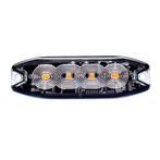Ultra slim 4-LED Oranje flitser - R65 / R10, Verzenden, Nieuw