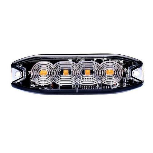 Ultra slim 4-LED Oranje flitser - R65 / R10, Autos : Pièces & Accessoires, Éclairage, Envoi