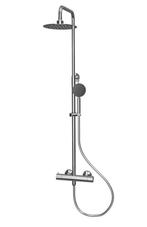 Thermostatische regendouche-opbouwset RVS Munchen, Huis en Inrichting, Ophalen of Verzenden, Nieuw