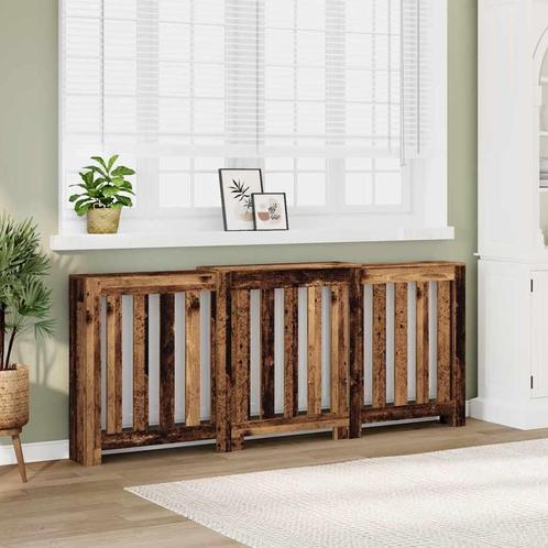 vidaXL Radiatorombouw 205x21,5x83,5 cm bewerkt hout oud hout, Doe-het-zelf en Bouw, Verwarming en Radiatoren, Nieuw, Verzenden