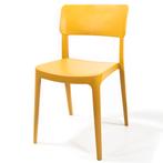 Stoel | WING | Mosterdgeel | Kunststof | Outdoor |, Zakelijke goederen, Verzenden, Nieuw in verpakking