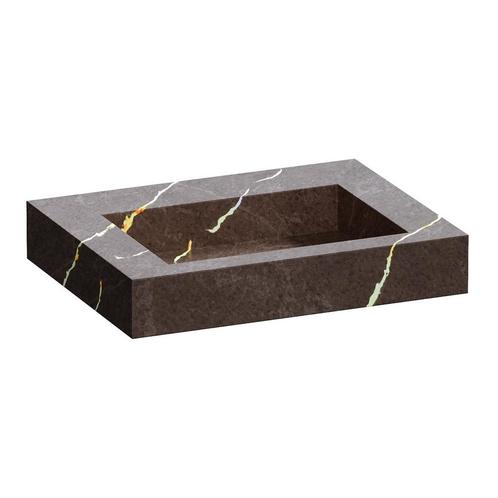 Wastafel Topa Artificial Marble 60 Copper Brown (0 krgt.), Doe-het-zelf en Bouw, Sanitair, Overige typen, Nieuw, Ophalen of Verzenden