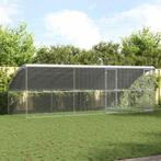 vidaXL Kippenhok Zilver 600 x 200 x 198.5 cm Gegevens staal, Dieren en Toebehoren, Verzenden, Nieuw