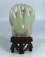Antique Chinese Jade Buddha Hand Carving — Qing Dynasty -, Antiek en Kunst