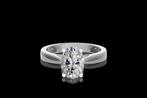 Ring - 14 karaat Witgoud - 2.01ct. tw. Diamant (Lab-grown), Handtassen en Accessoires, Ringen, Nieuw