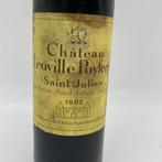 1982 Chateau Leoville Poyferre - Saint-Julien - 1 Bouteille, Verzamelen, Wijnen, Nieuw