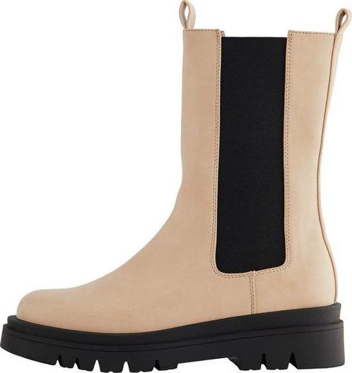 Dames boots beige maat 39 Dames Chelsea boots Pieces - Be..., Kleding | Dames, Schoenen, Nieuw, Verzenden