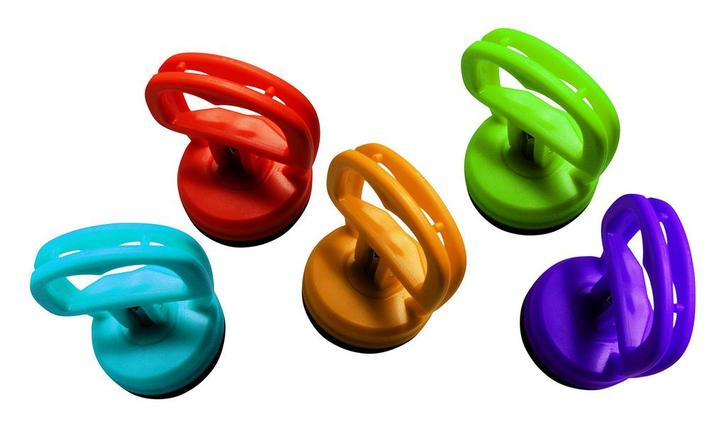 Set van 5 stevige plastic zuignappen, 5kg trekkracht, Doe-het-zelf en Bouw, Gereedschap | Overige machines, Nieuw, Verzenden