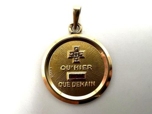 Zonder Minimumprijs - A. Augis - Hanger - 18 karaat Geel, Handtassen en Accessoires, Antieke sieraden