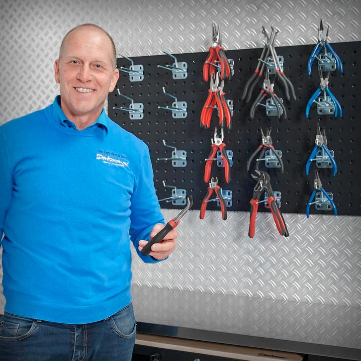 Datona 20 stuks tangenhouders, gereedschapshaak voor op een, Doe-het-zelf en Bouw, Werkbanken, Ophalen of Verzenden