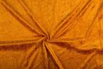 Fluweel stof zalm stof - 10m rol - Velours stretch, 200 cm of meer, Nieuw, Polyester, Ophalen of Verzenden