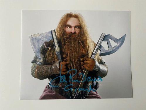 Lord of the Rings - Signed by John Rhys Davies - Autographe,, Verzamelen, Film en Tv