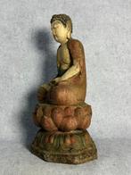 Boeddha Beeld - Hout - China - Eind 20e eeuw, Antiek en Kunst