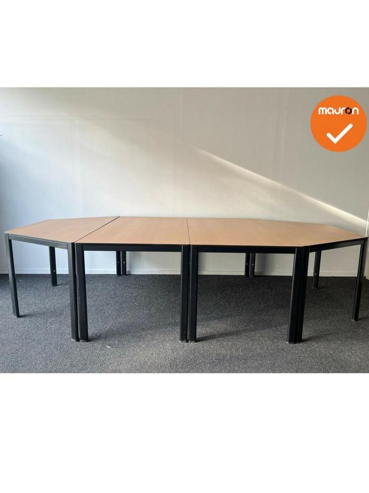 Ahrend vergadertafel - 4 Poots - 320x160cm - Beuken - Volker, Zakelijke goederen, Kantoor en Winkelinrichting | Kantoormeubilair en Inrichting