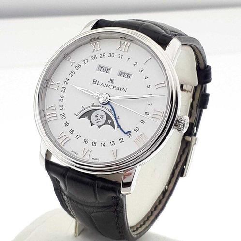 Blancpain - Villeret Quantième Complet Moonphase & Triple, Handtassen en Accessoires, Horloges | Heren