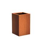 Cortenstaal plantenbak 50x50x80cm - Met bodem, Tuin en Terras, Bloembakken en Plantenbakken, Minder dan 60 cm, Vierkant, Nieuw