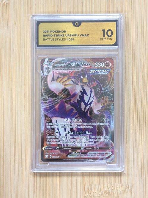 Pokémon - 1 Graded card - GRADED 10 - Rapid Strike Urshifu, Hobby en Vrije tijd, Verzamelkaartspellen | Pokémon