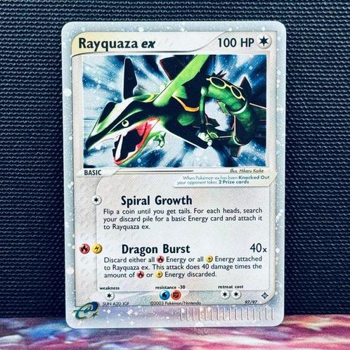 Pokémon Card - Rayquaza holo #97 - Pokémon, Hobby en Vrije tijd, Verzamelkaartspellen | Pokémon